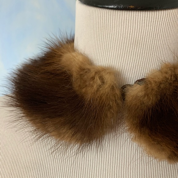 Vintage 1950s/ 60s Fur Peter Pan Collar - Picture 7 of 9